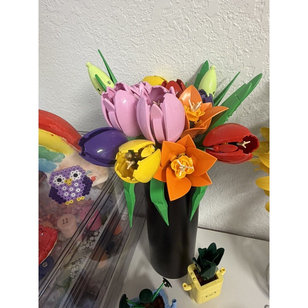 LEGO Botanicals Tulip Bouquet 11501 Complete Pre-Owned w/ Instructions